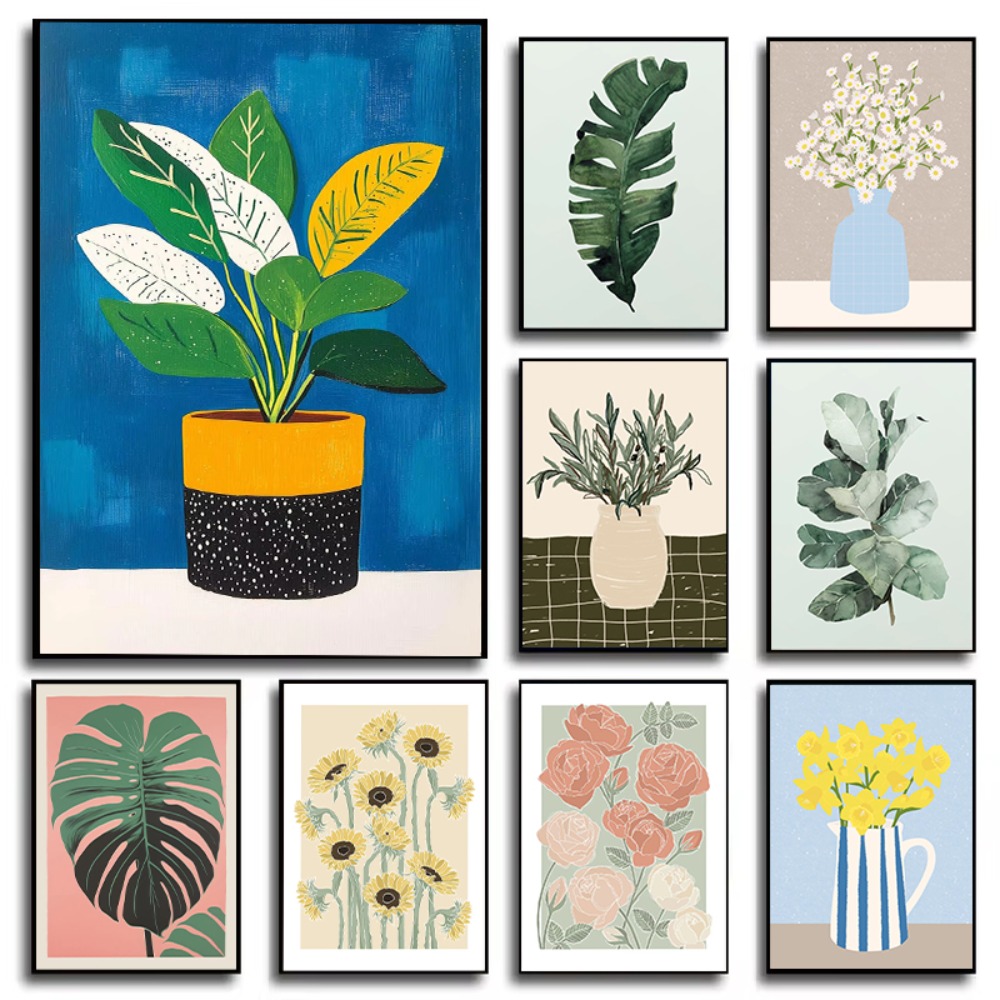 Florist Supply Vases - Affiche d'art de jardin avec vase