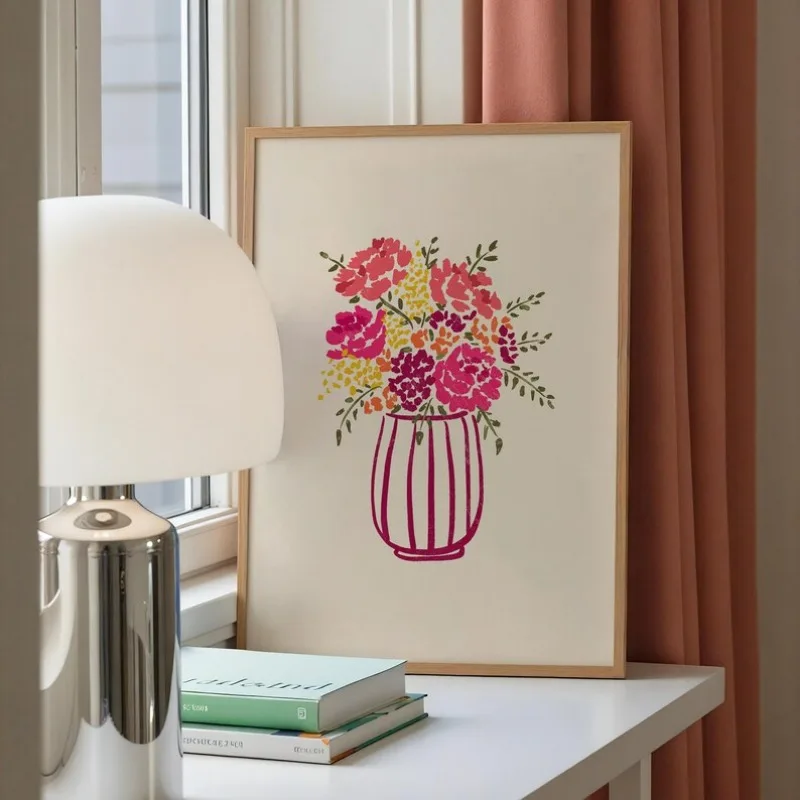 1 tableau sur toile sans cadre - Florist Supply Vases avis et prix