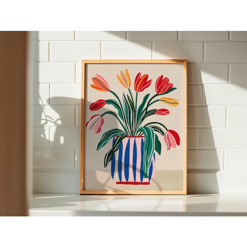 2 tableaux sur toile de fleurs - Florist Supply Vases avis et prix